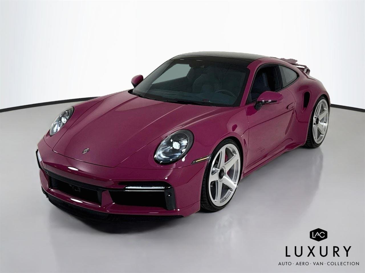 Used 2024 Ruby Star Neo Porsche Turbo S | PCCBs | Front Lift | $60k in options | 21 /22 AG Lux Wheel Setup image 4
