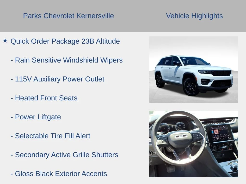 Used 2025 White/off-white Jeep Altitude image 10
