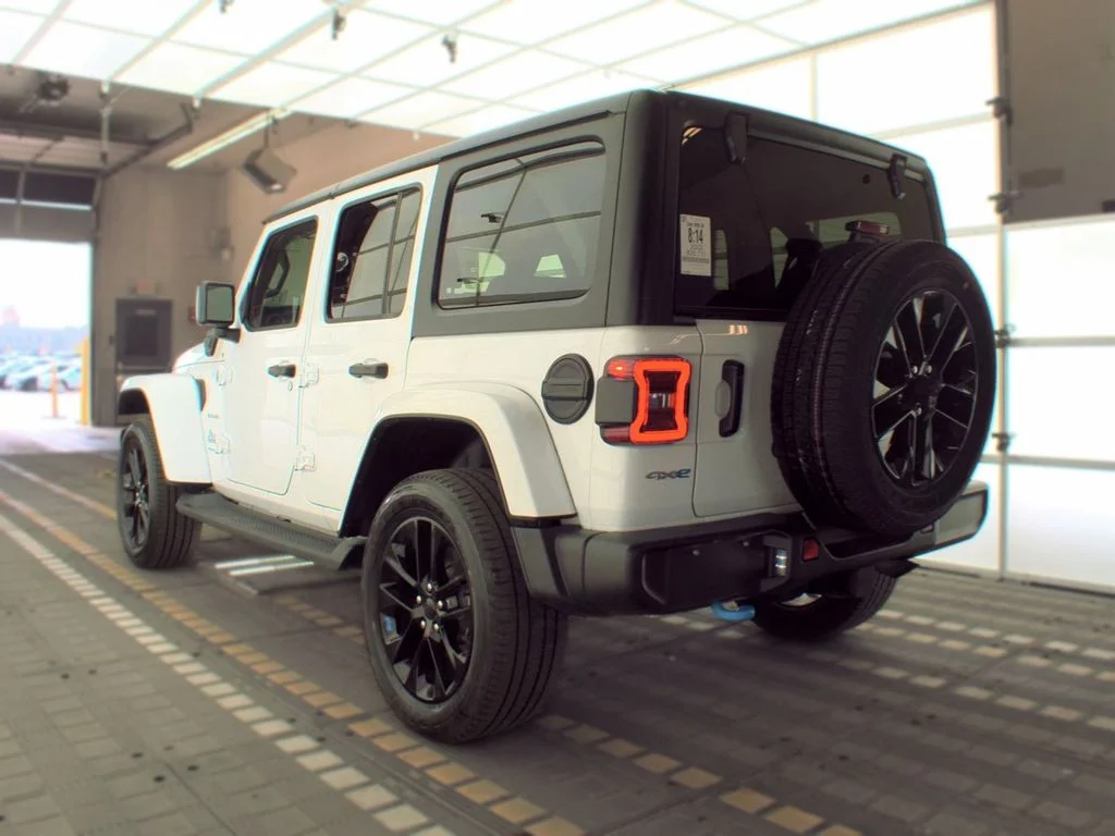 Used 2023 White Jeep Sahara 4xe image 4