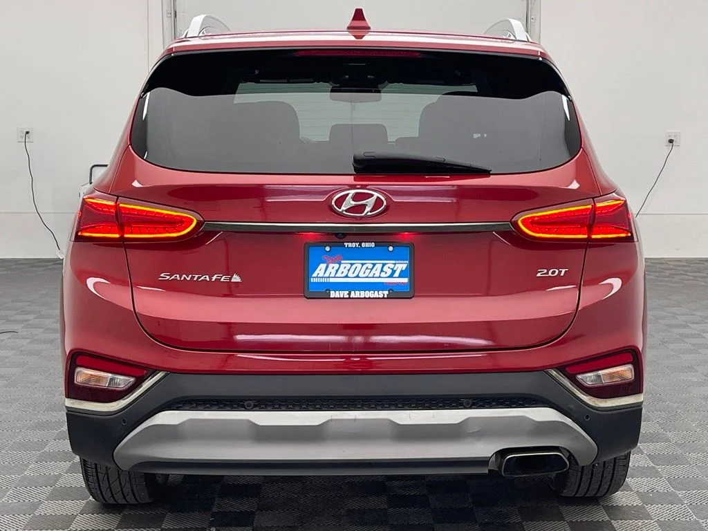 Used 2020 Scarlet Red Hyundai Limited image 9