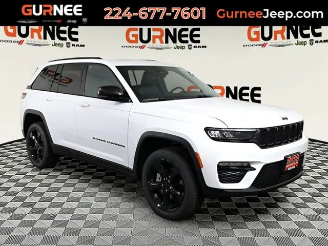 New 2025 Bright White Clear-Coat Exterior Paint Jeep Limited image 1