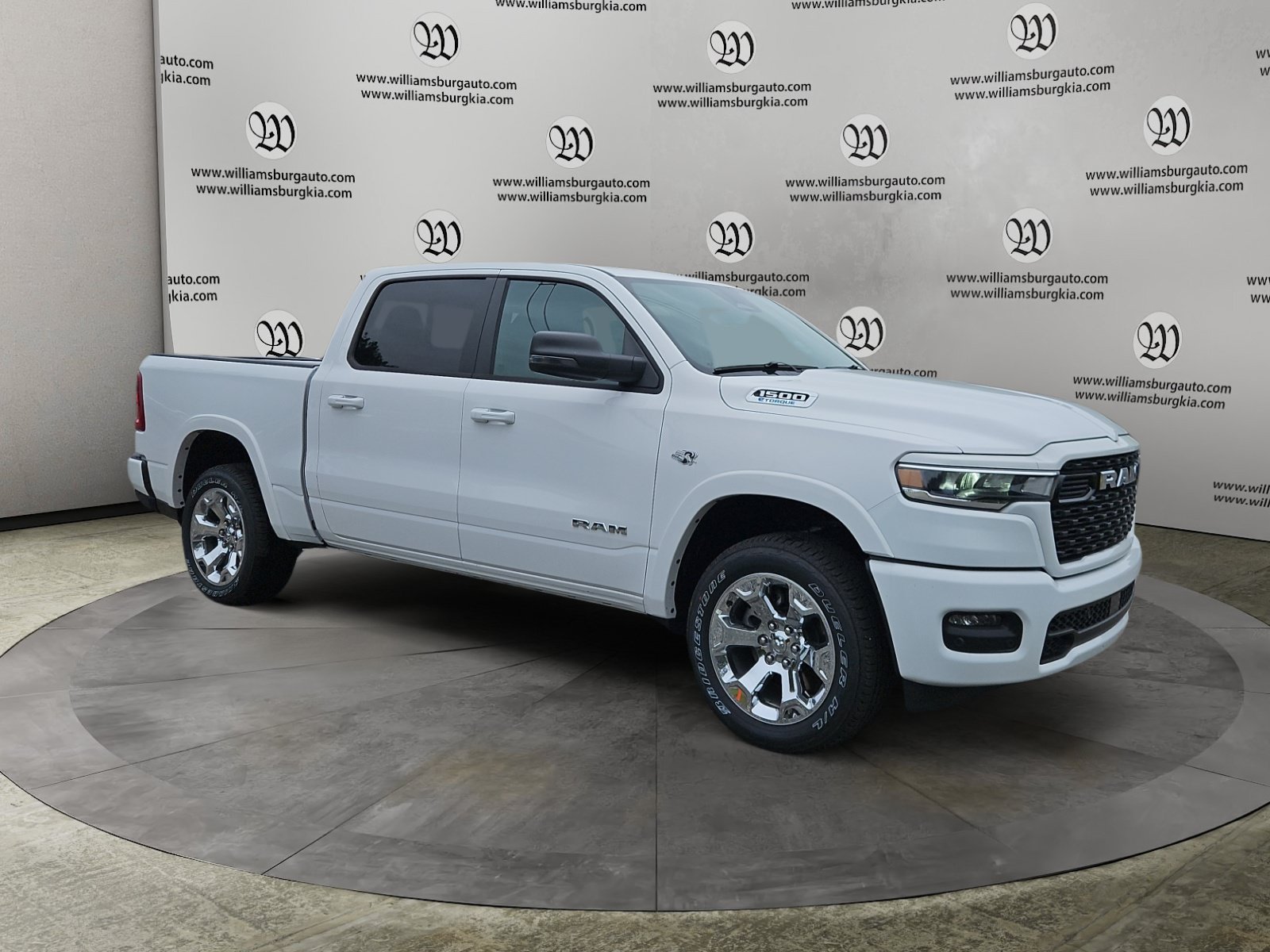 New 2026 Bright White Clear-Coat Exterior Paint RAM Big Horn/Lone Star image 7