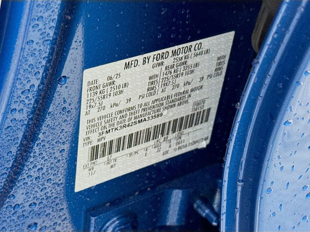 Certified Used 2025 Velocity Blue Metallic Ford Premium image 33
