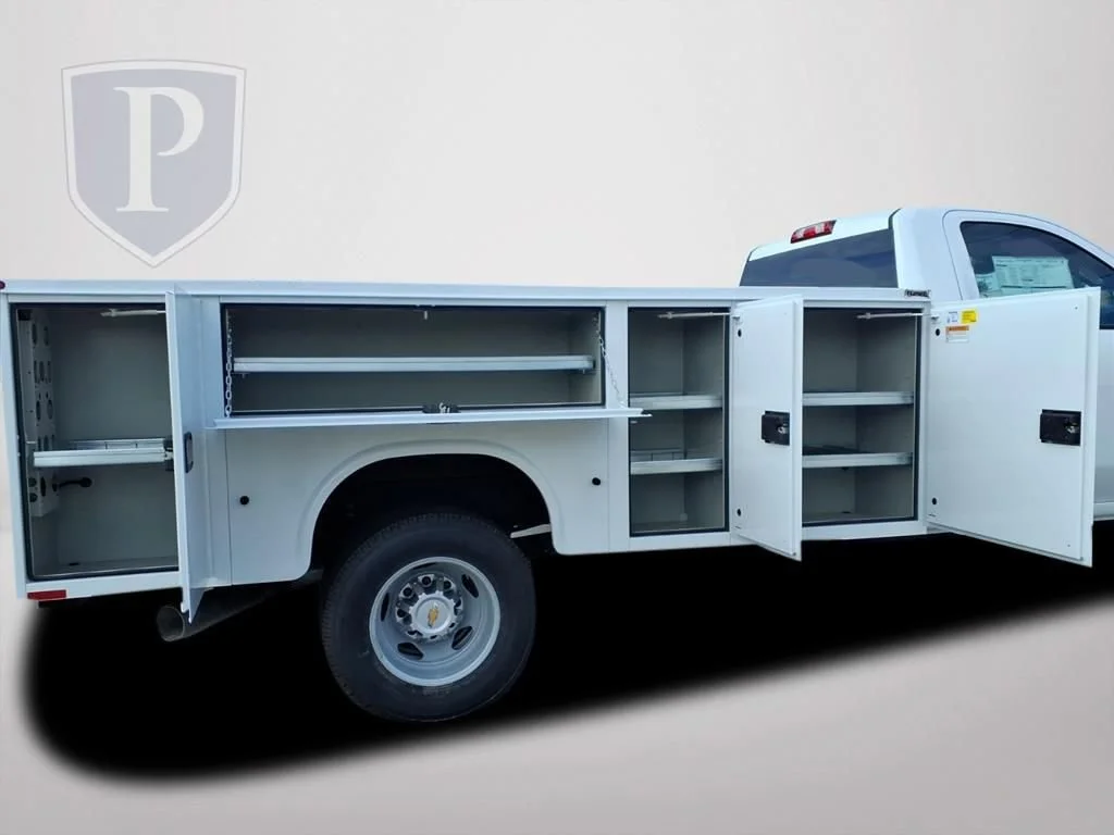 New 2025 Summit White Chevrolet Work Truck image 7