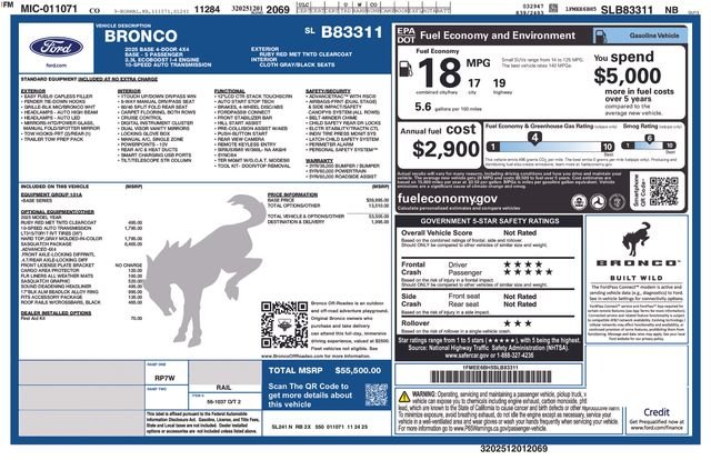 New 2025 Ruby Red Metallic Tinted Clearcoat Ford Base image 30