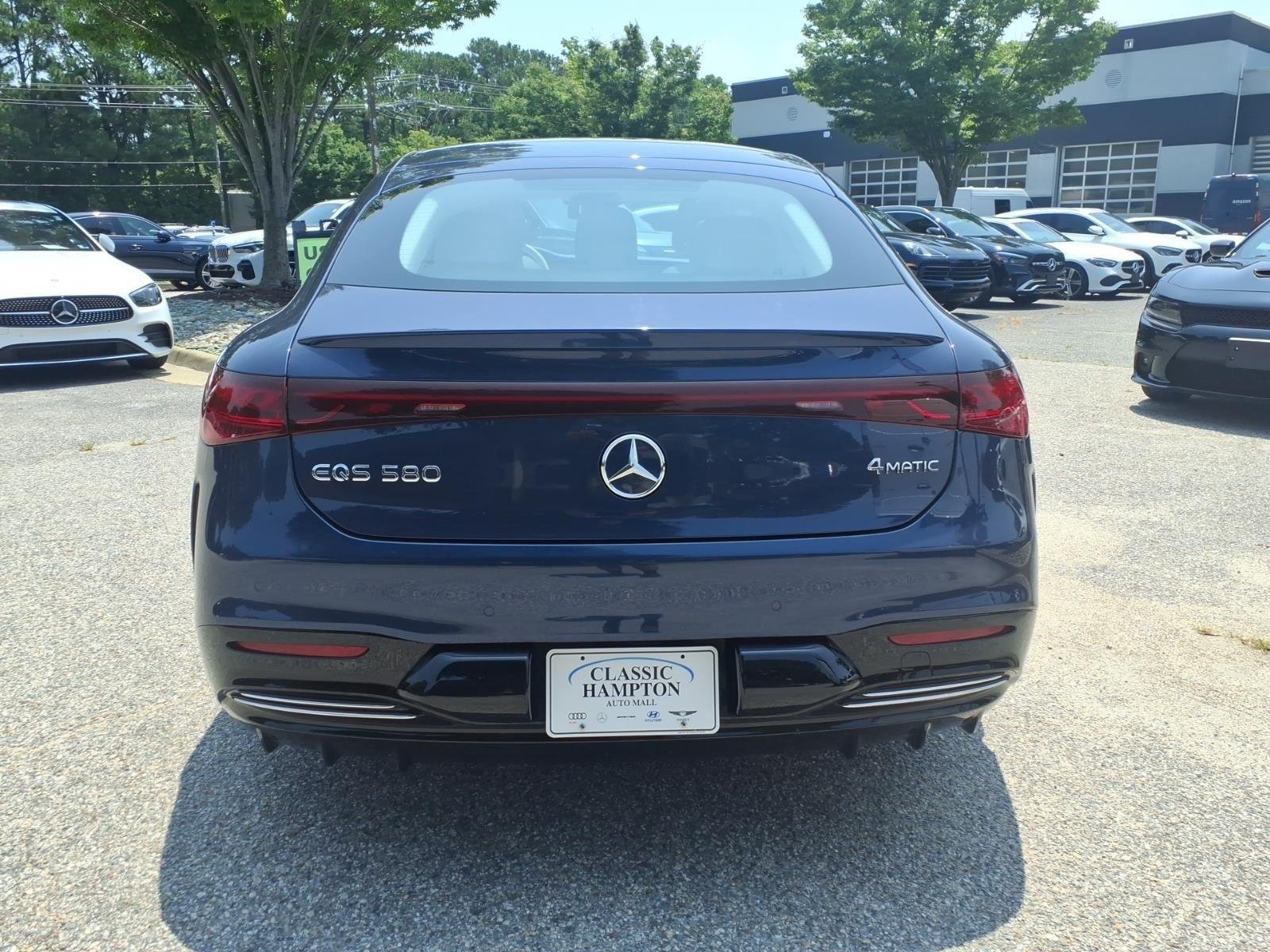 Used 2023 Twilight Blue Metallic Mercedes-Benz EQS 580 image 7