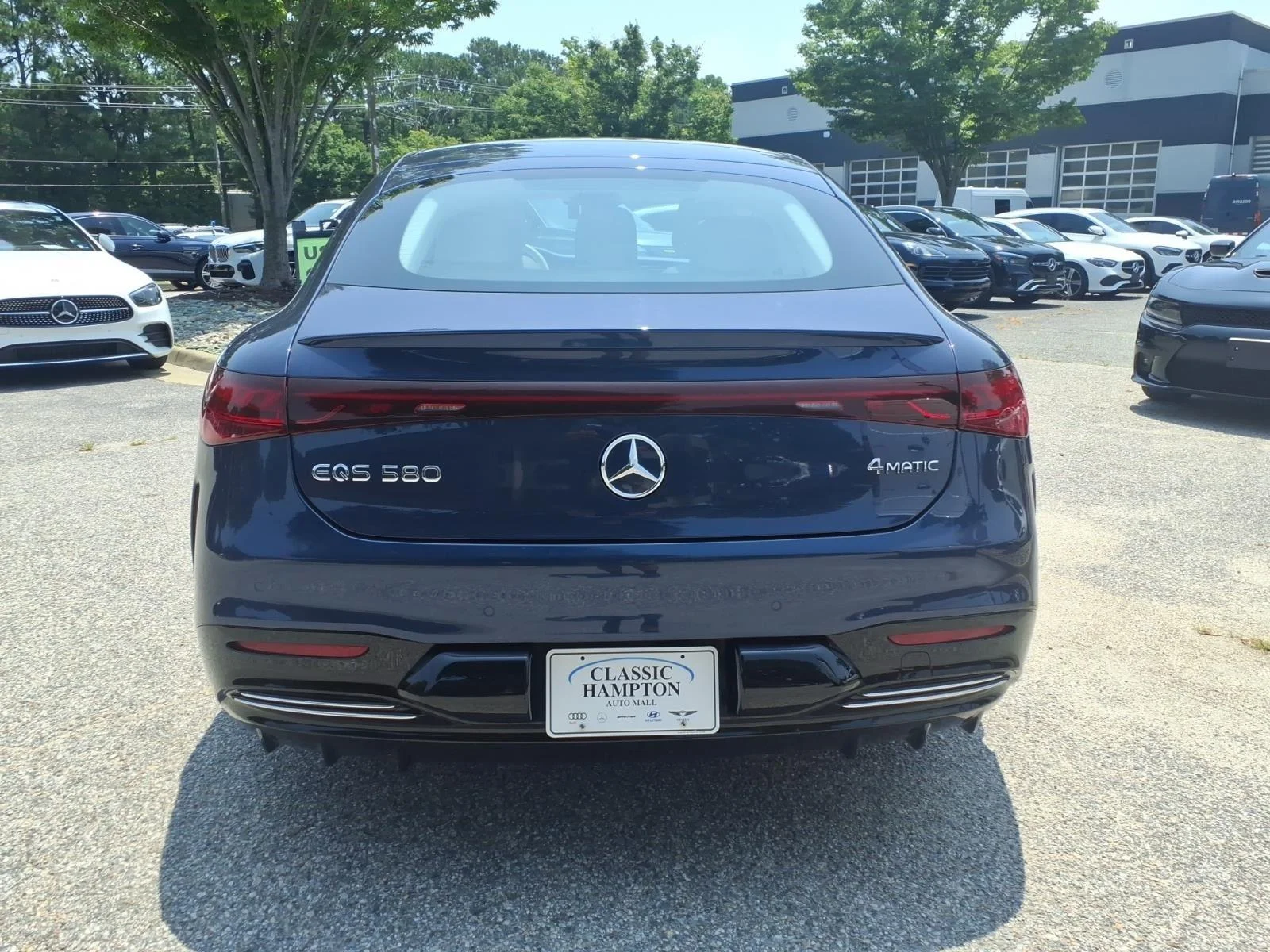 Used 2023 Twilight Blue Metallic Mercedes-Benz EQS 580 image 7