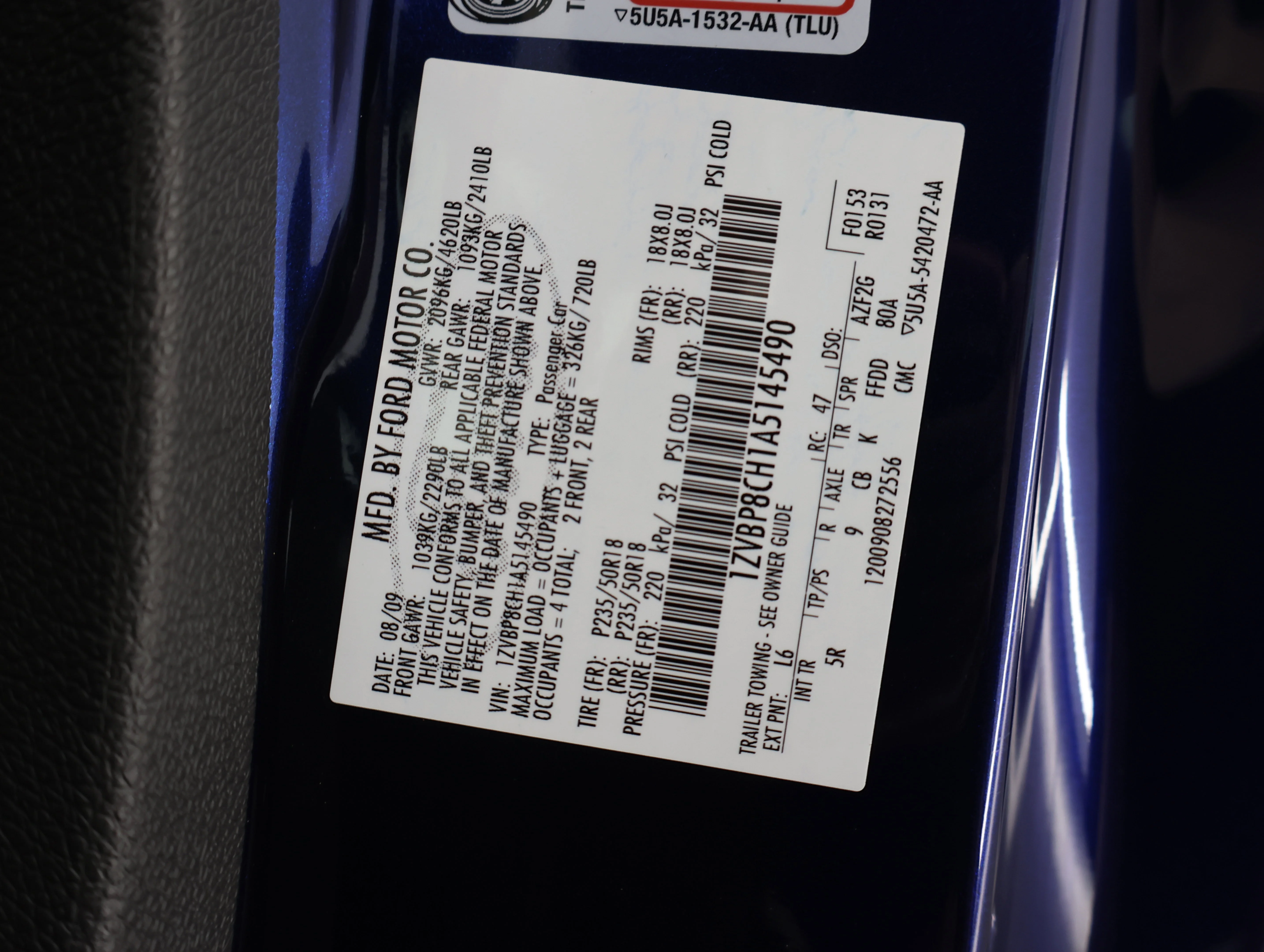 Used 2010 Kona Blue Metallic Ford GT Premium image 45