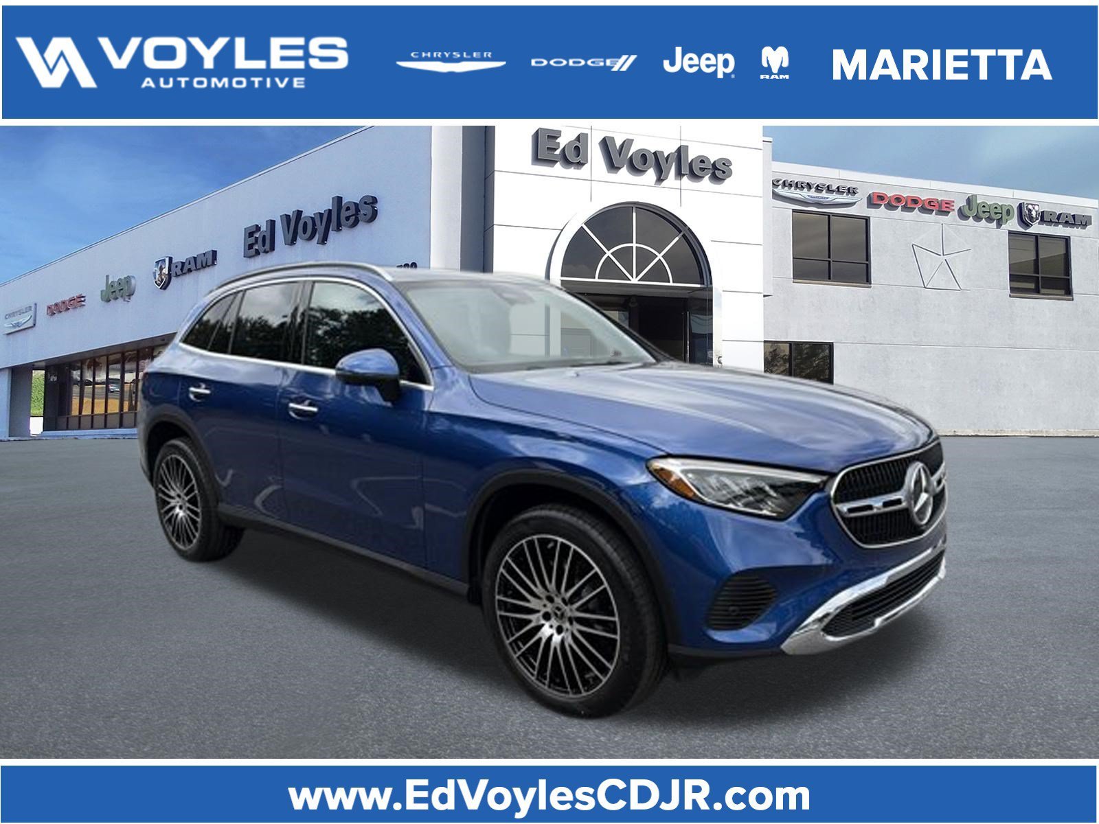 Used 2026 Starling Blue Metallic Mercedes-Benz GLC 300 image 1