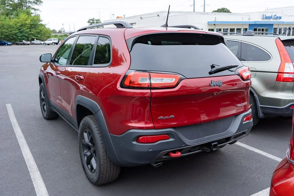 Used 2017 Deep Cherry Red Crystal Jeep Trailhawk L Plus image 4
