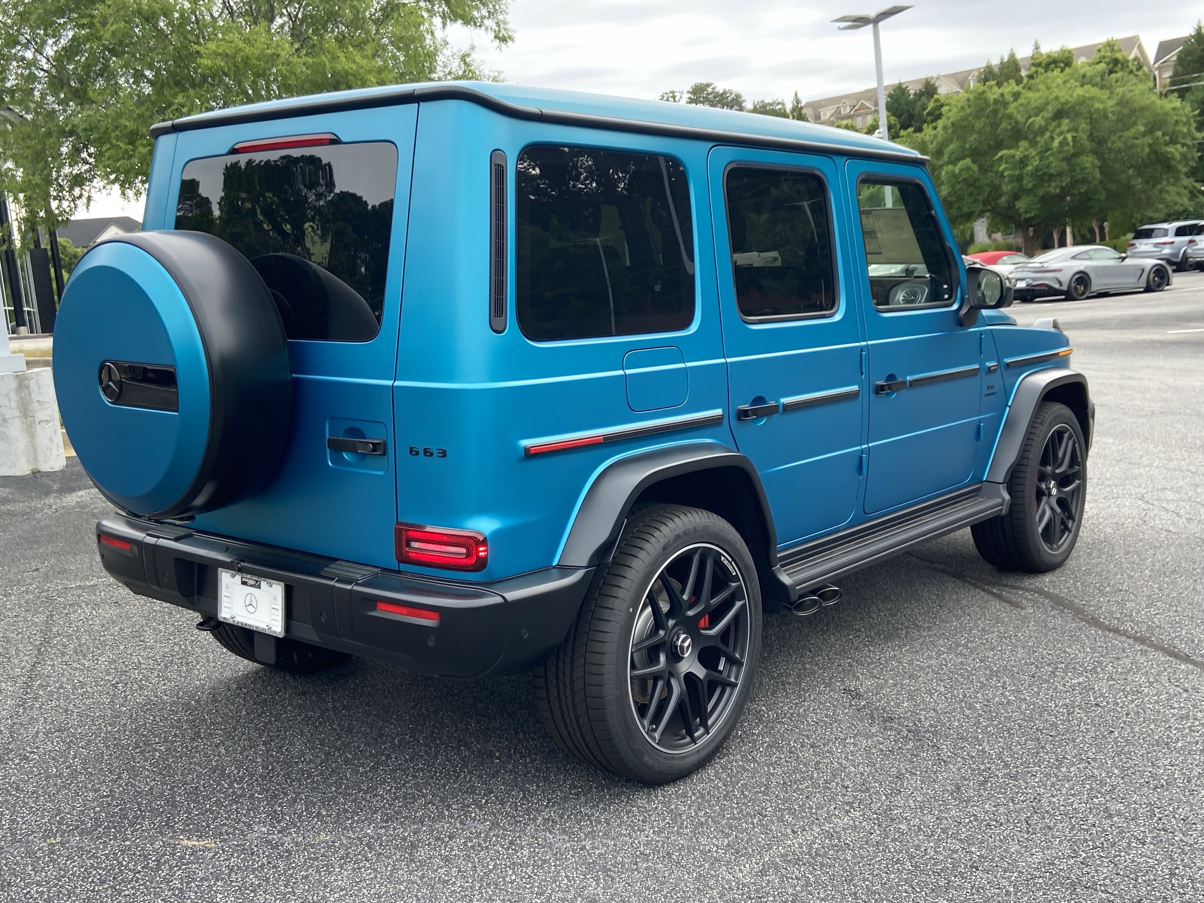 New 2026 MANUFAKTUR hyper blue magno Mercedes-Benz AMG® G 63 SUV image 6