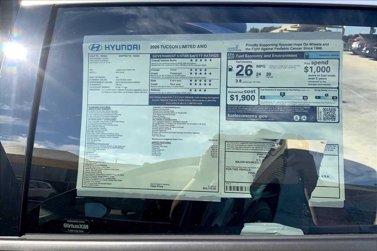 2026 Hyundai Tucson Limited - Photo 18