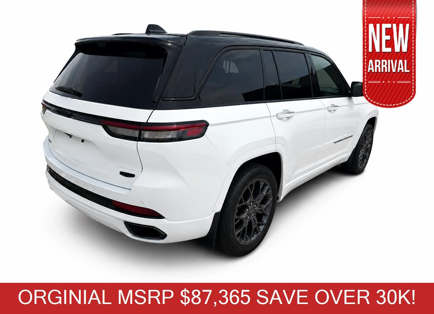 Used 2025 Bright White Clearcoat Jeep Summit Reserve image 1