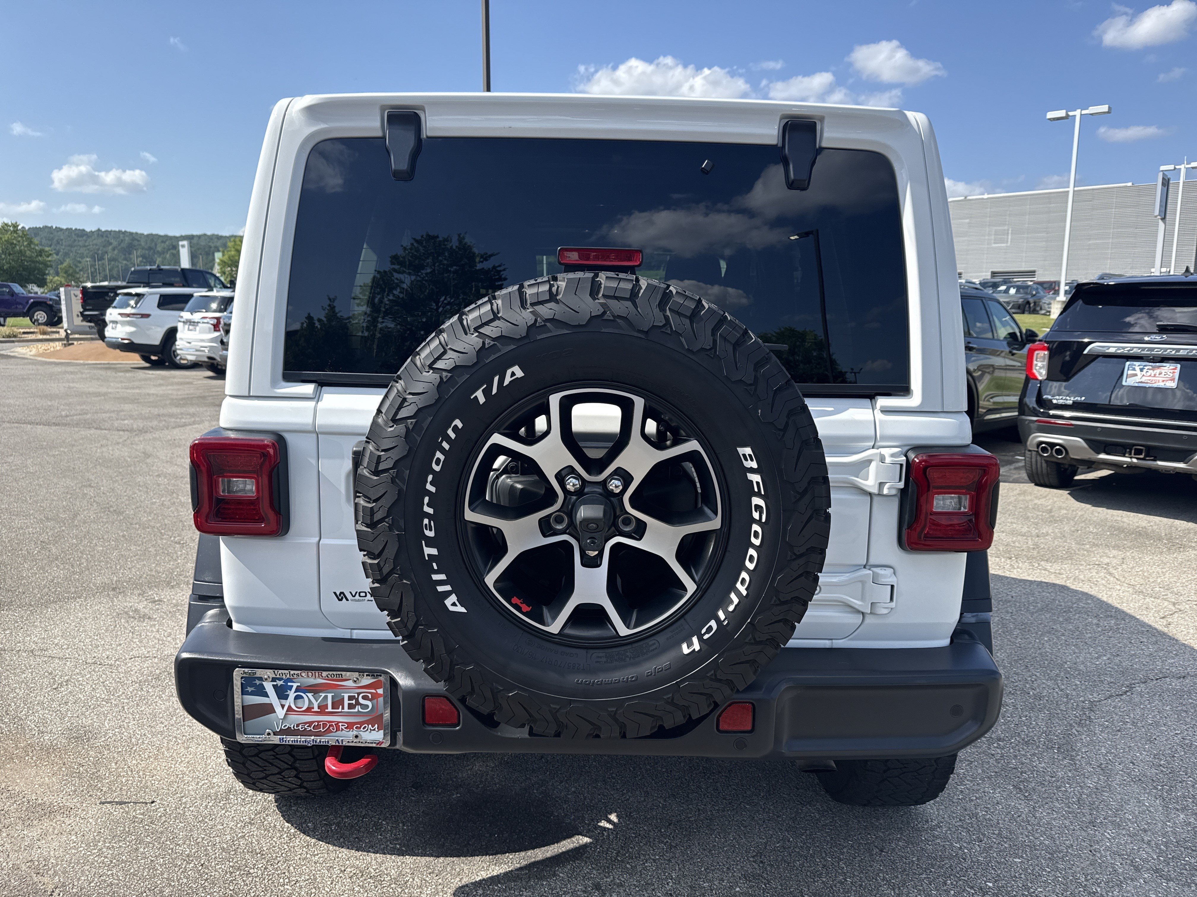 Used 2020 Bright White Clearcoat Jeep Rubicon image 7
