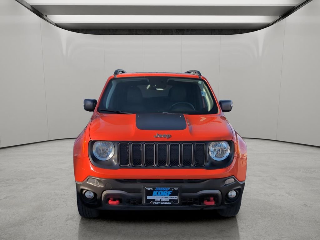 Used 2021 Omaha Orange Clearcoat Jeep Trailhawk image 8