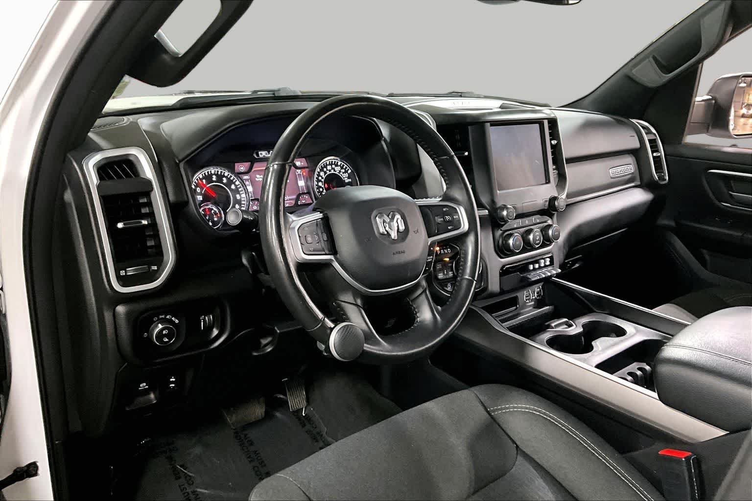 Used 2022 Bright White Clearcoat Ram Big Horn image 22