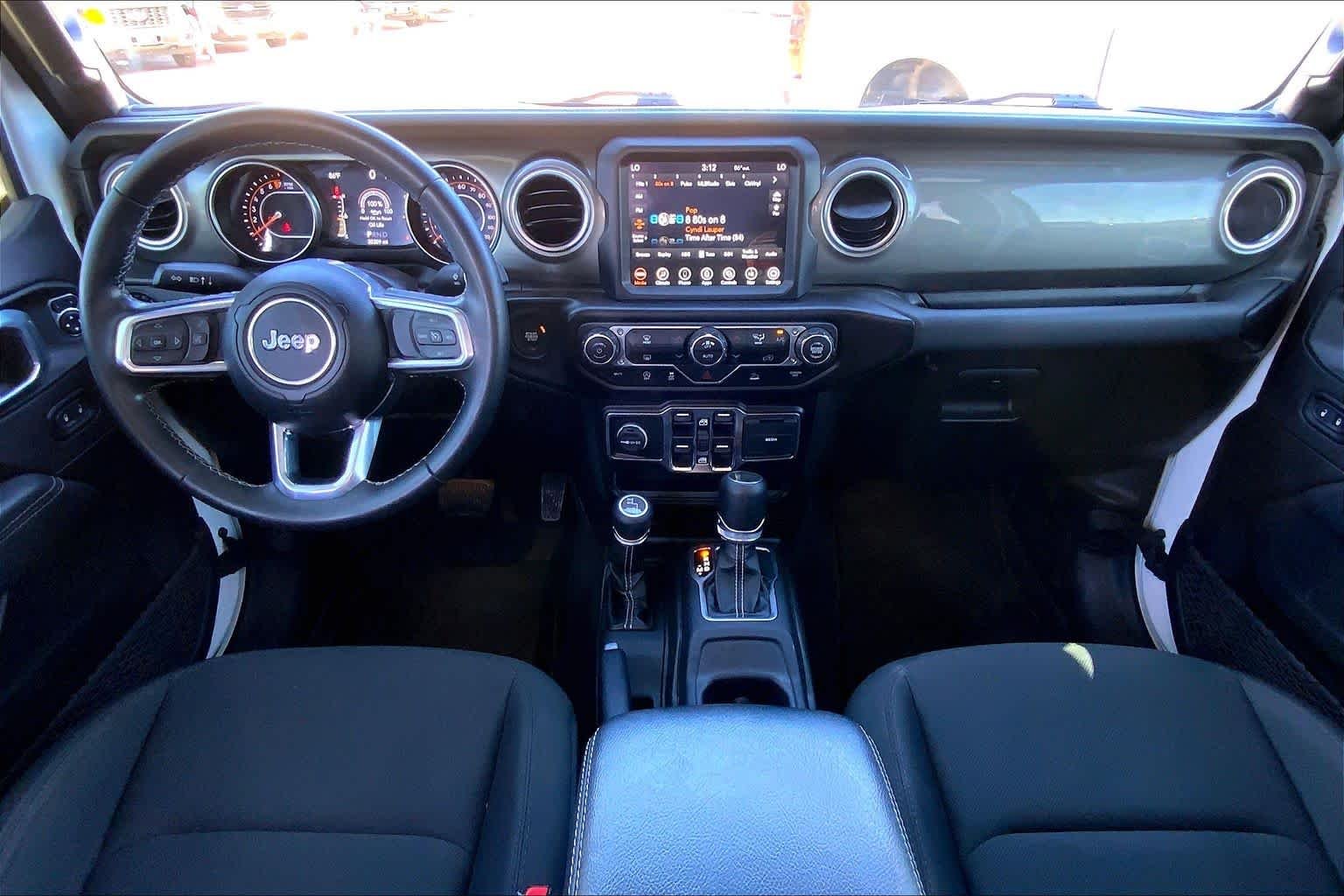 Used 2022 Bright White Clearcoat Jeep Overland image 30