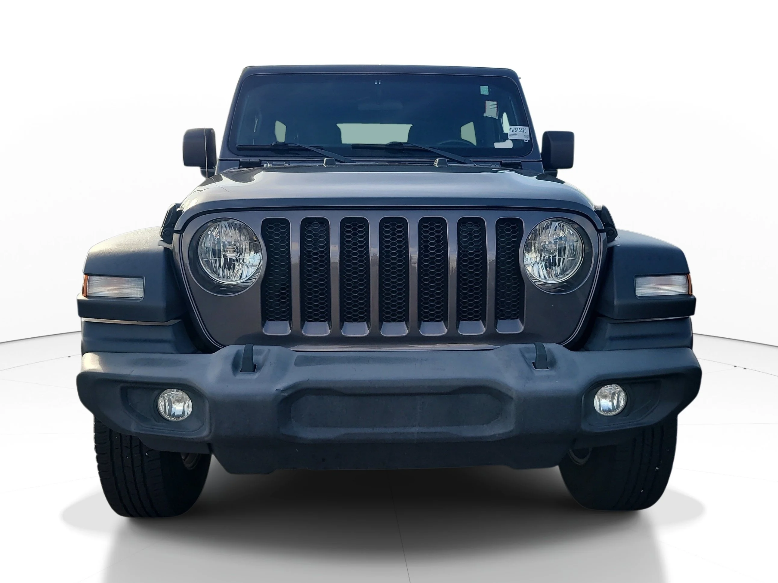 Used 2021 Granite Crystal Metallic Clearcoat Jeep Unlimited Sport S image 2