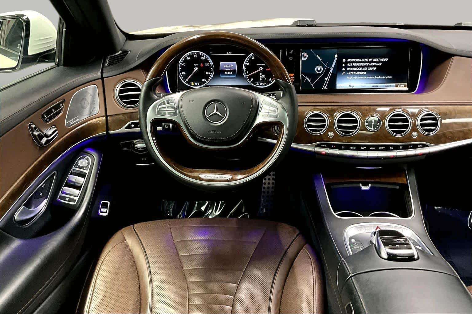 Used 2017 designo Diamond White Metallic Mercedes-Benz S 550 image 6