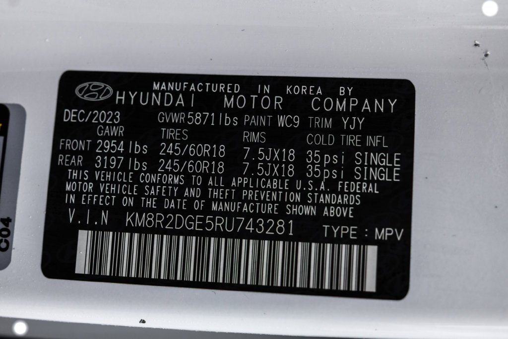 Certified Used 2024 White Hyundai SEL image 37