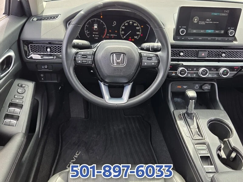 Used 2023 Platinum White Pearl Honda EX-L CVT image 11