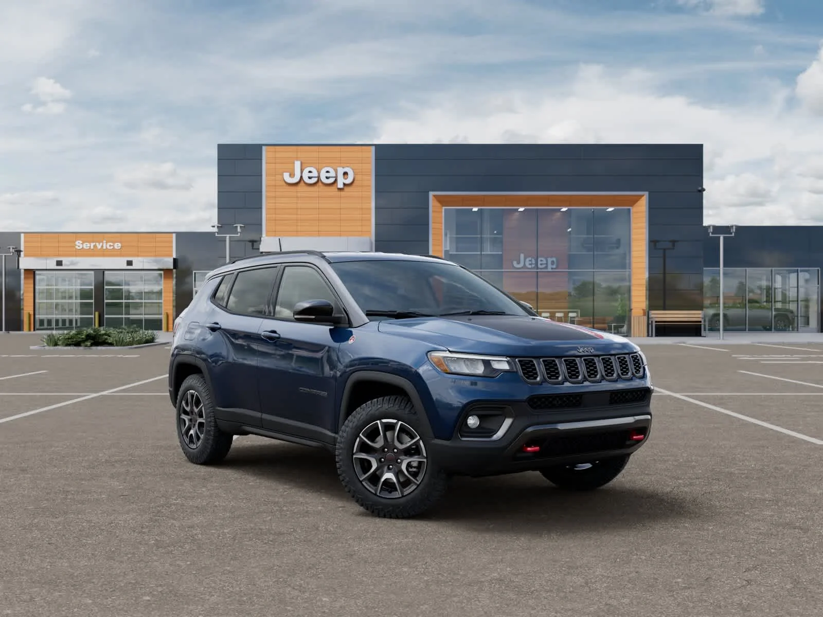 New 2026 Fathom Blue Pearl Coat Jeep Trailhawk image 5