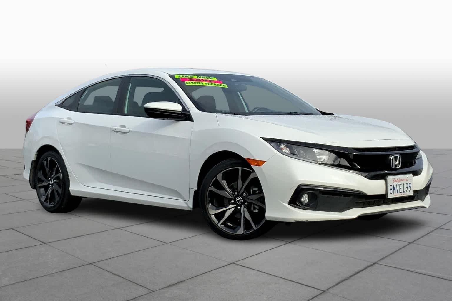 Used 2019 Platinum White Pearl Honda Sport image 2