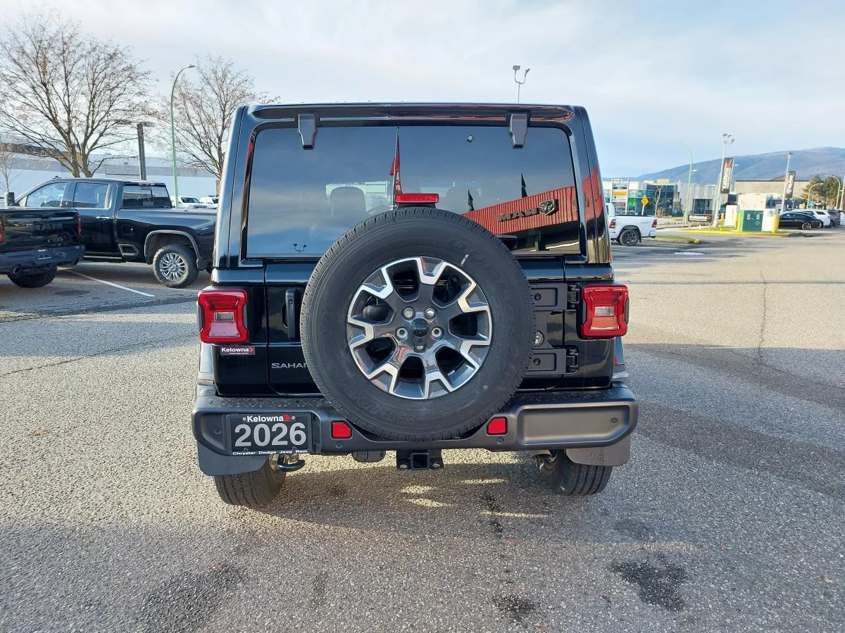 New 2026 Black Jeep Sahara 4 Door 4x4 image 6