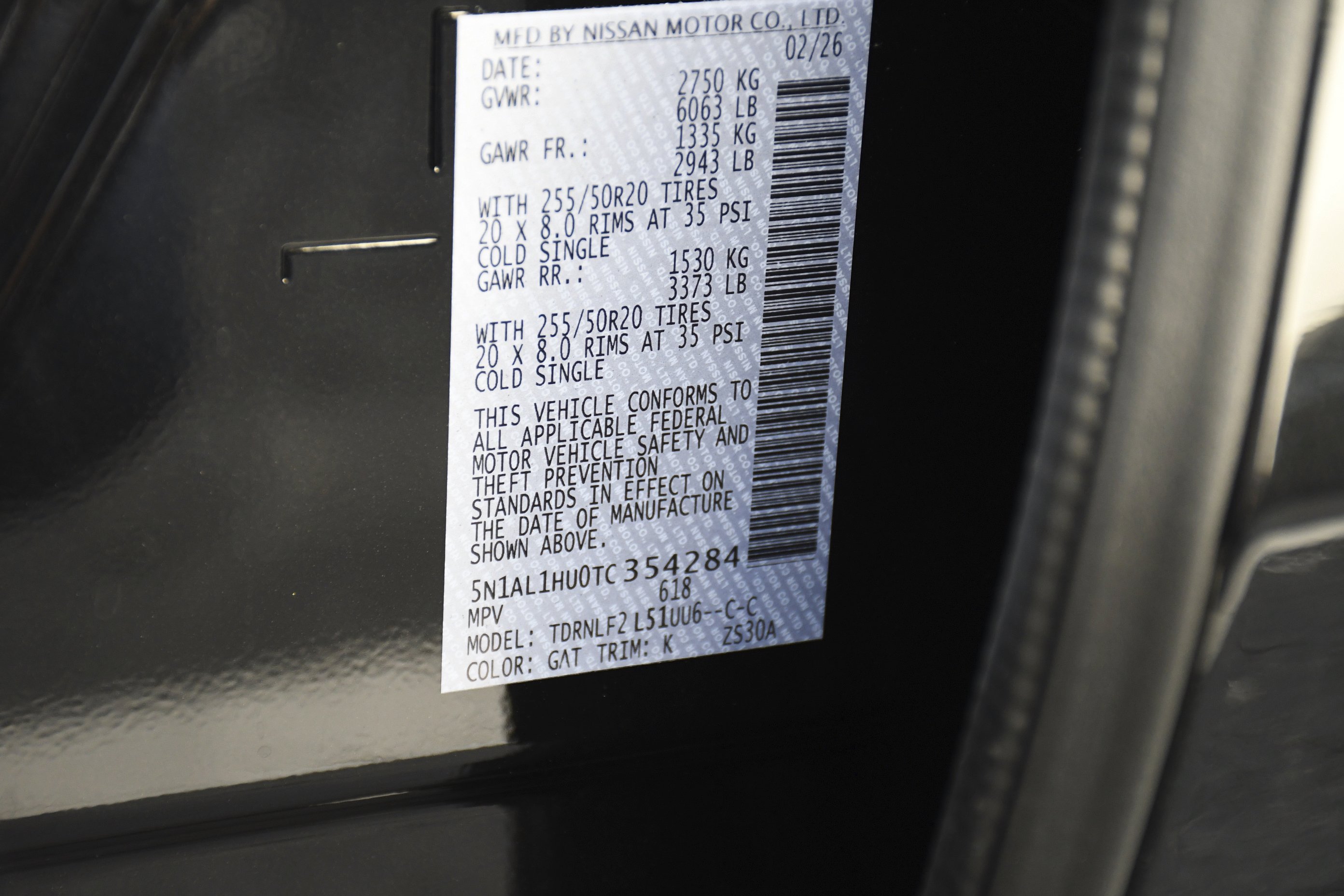 New 2026 MINERAL BLACK INFINITI Autograph AWD image 42