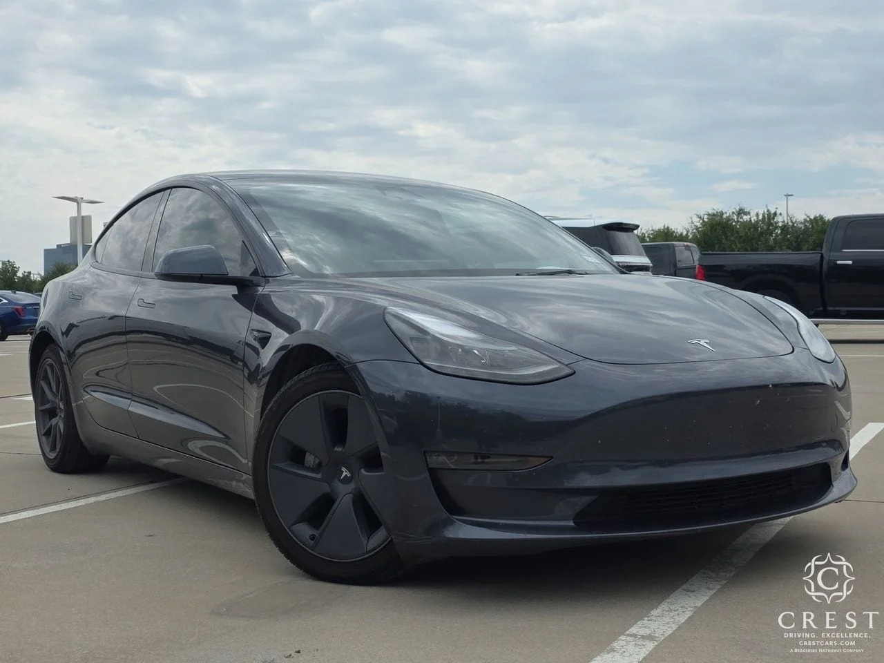Used 2023 Gray Tesla Long Range image 1