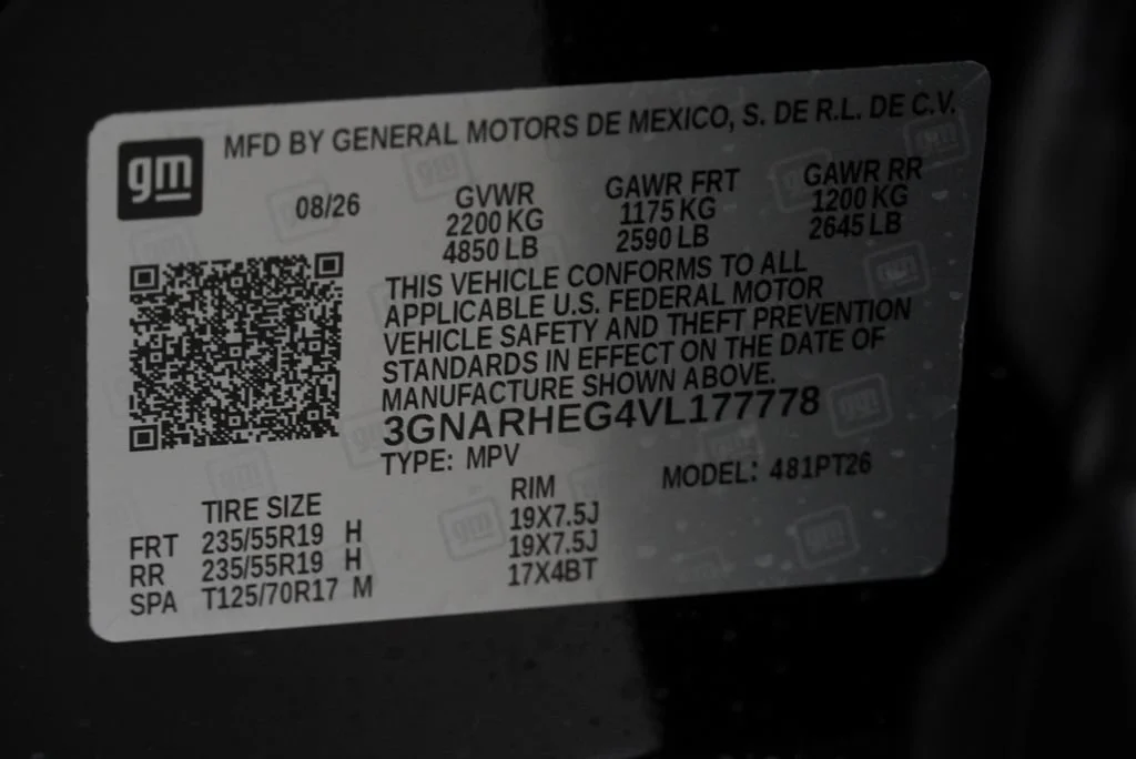 New 2027 Mosaic Black Metallic Chevrolet LT image 43