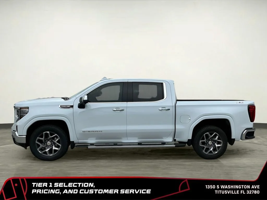 New 2026 Glacier White Tricoat GMC SLT image 3