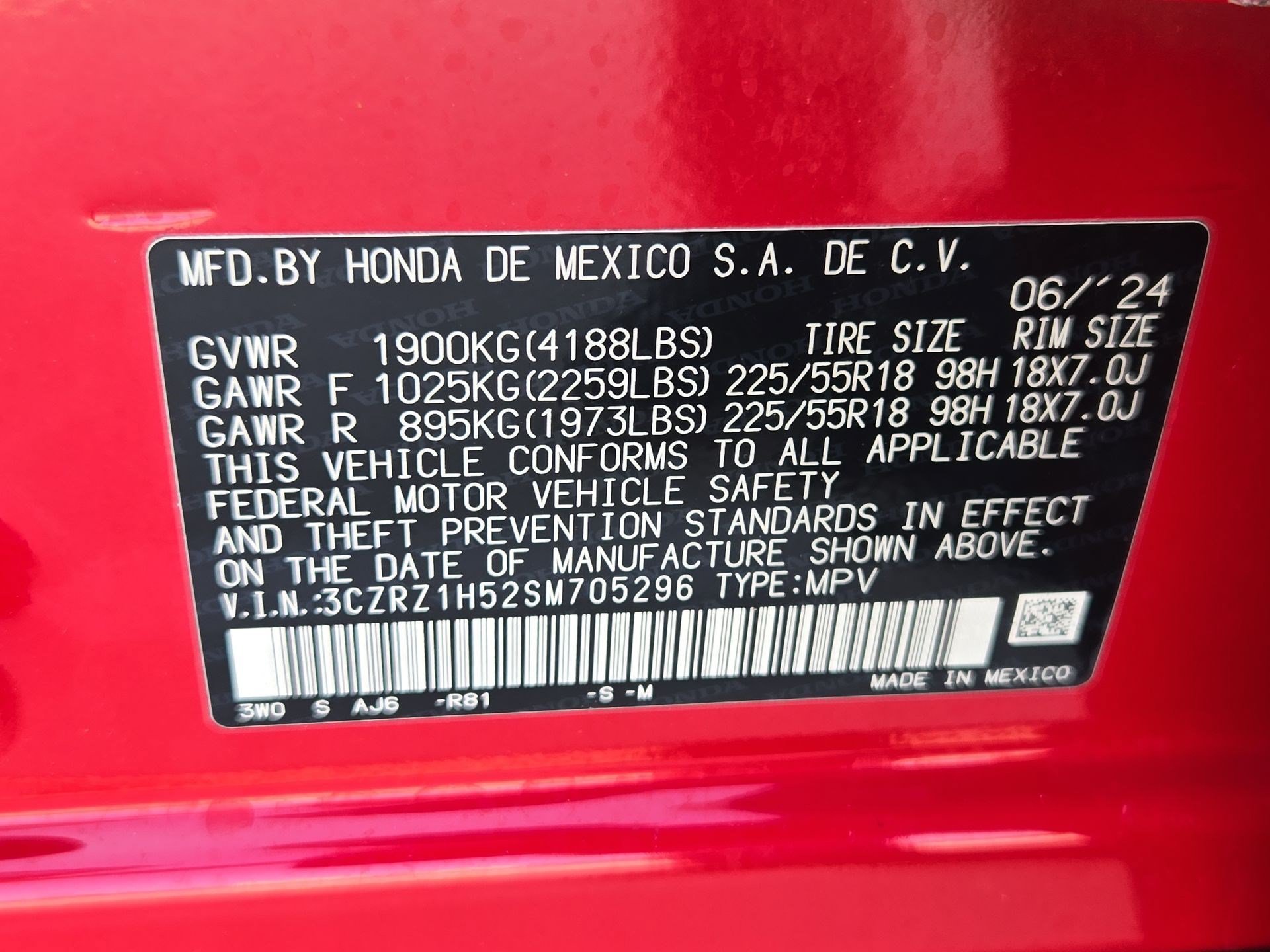 Certified Used 2025 Milano Red Honda Sport image 32
