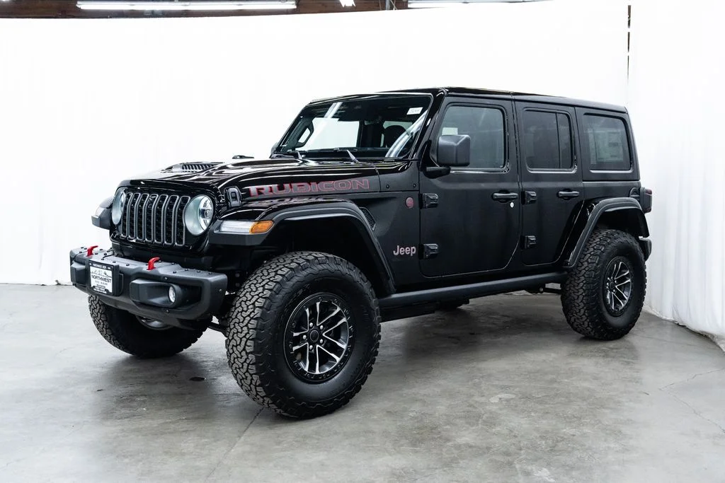 New 2026 Black Clear-Coat Exterior Paint Jeep Rubicon X image 3