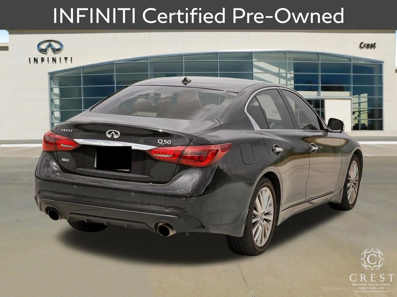 Certified Used 2023 Black Obsidian INFINITI LUXE image 4