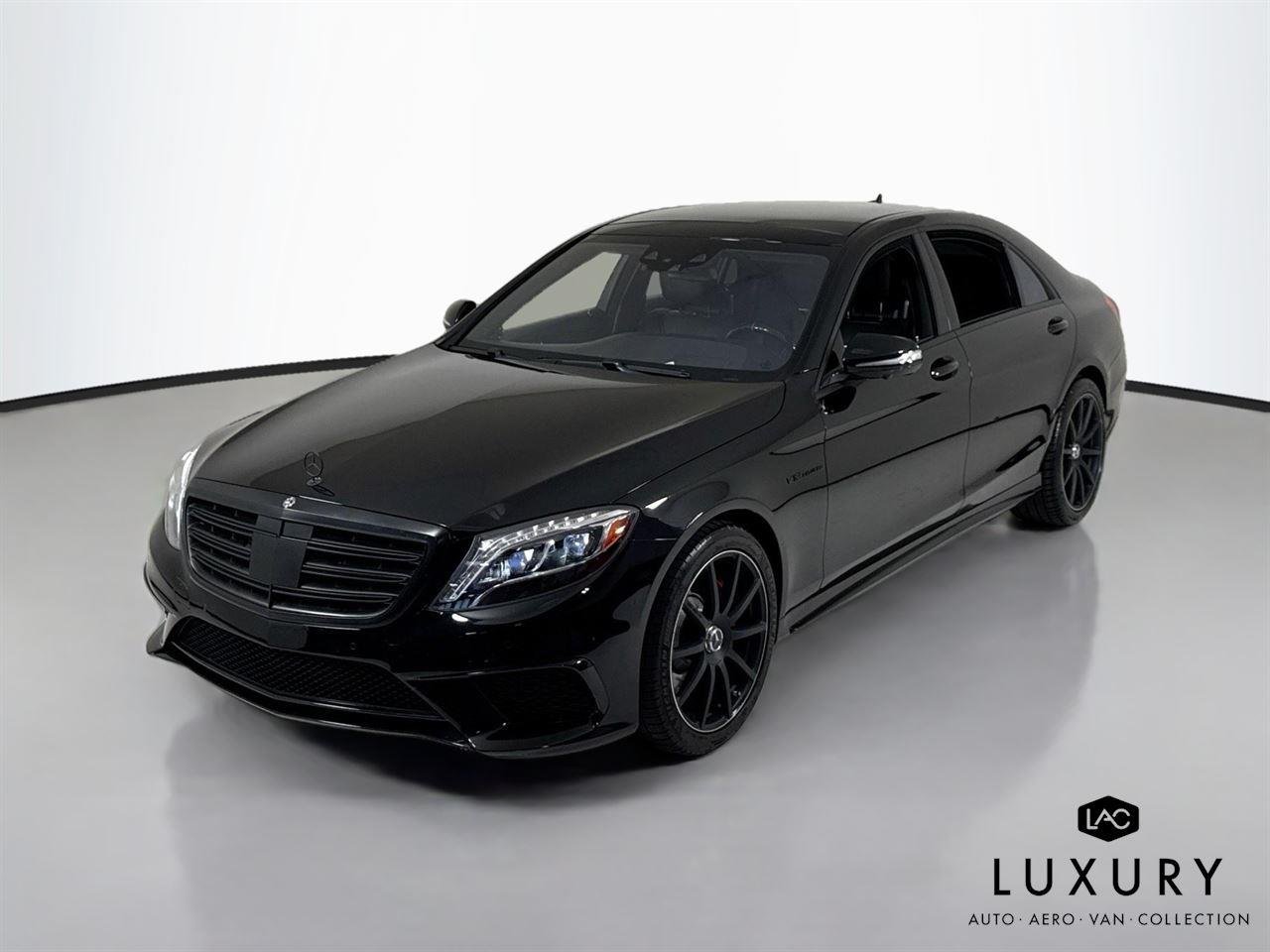 Used 2015 Obsidian Black Metallic Mercedes-Benz S 65 AMG® | Rear TVs | RennTech Upgrades image 4