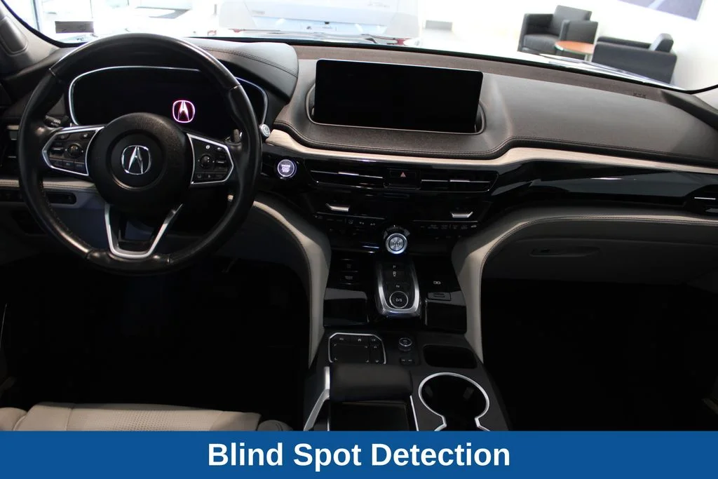 Used 2023 Fathom Blue Pearl Acura SH-AWD ADVANCE image 8