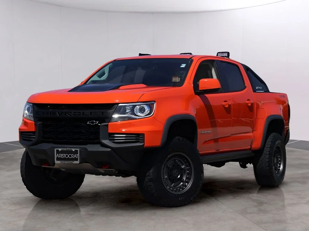 Used 2021 Orange Chevrolet ZR2 image 1