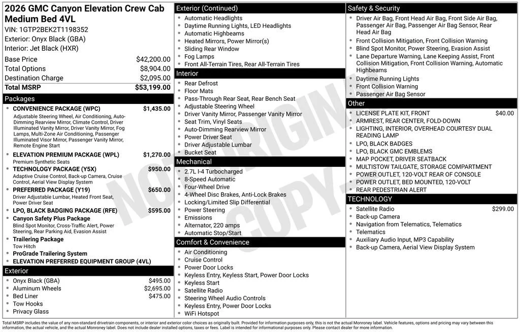 2026 GMC Canyon Elevation - Photo 44