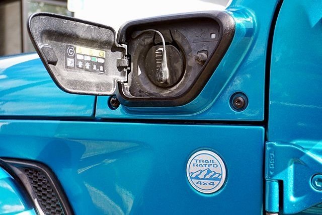Used 2024 Blue Jeep Sahara 4xe image 37