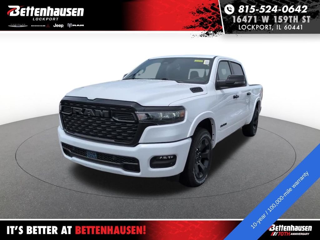 New 2026 Bright White Clear-Coat Exterior Paint RAM BIG HORN image 2