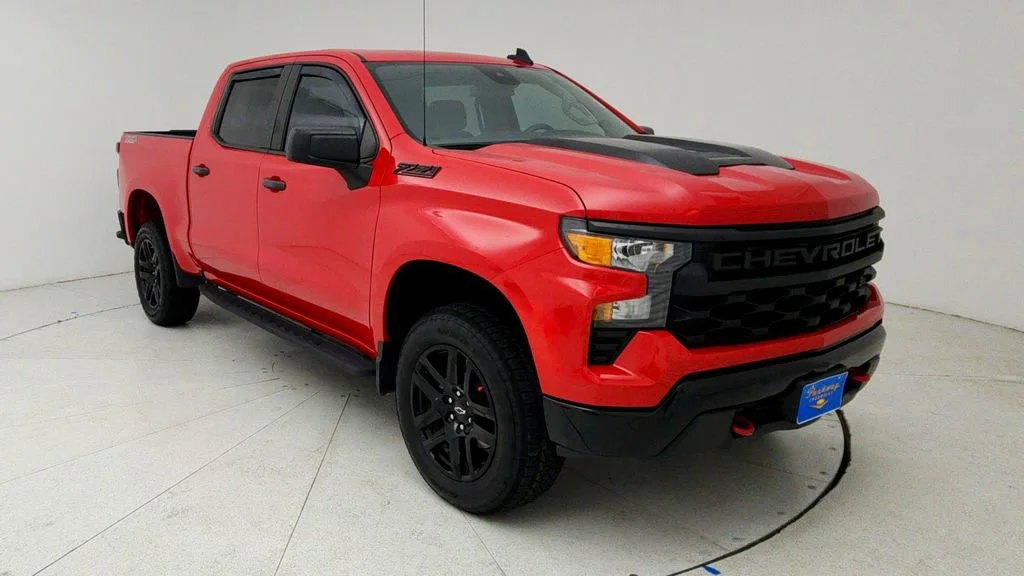 Certified Used 2023 Red Hot Chevrolet Custom Trail Boss image 1
