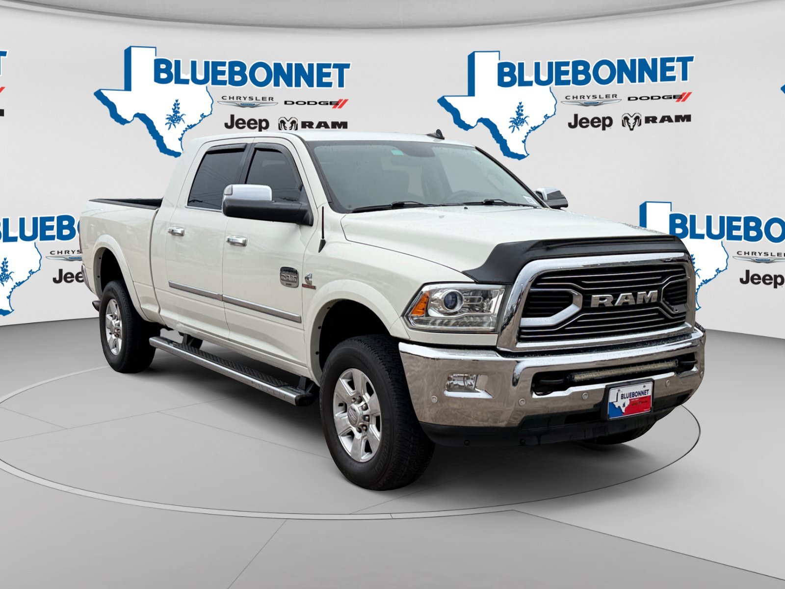 Used 2018 Pearl White Ram Longhorn image 3