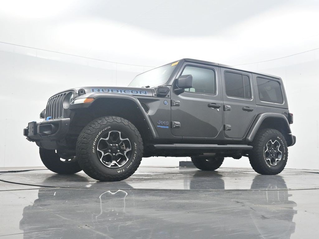 Used 2021 Granite Crystal Metallic Clearcoat Jeep Unlimited Rubicon image 25