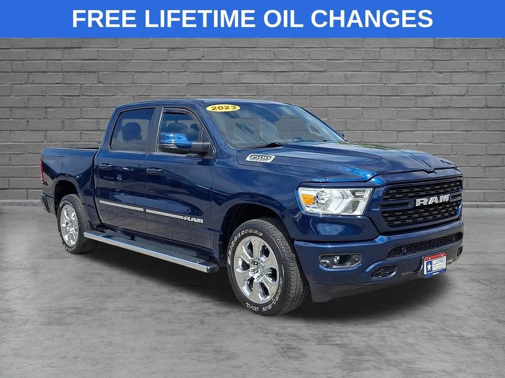 Used 2023 Patriot Blue Pearlcoat Ram Big Horn image 1