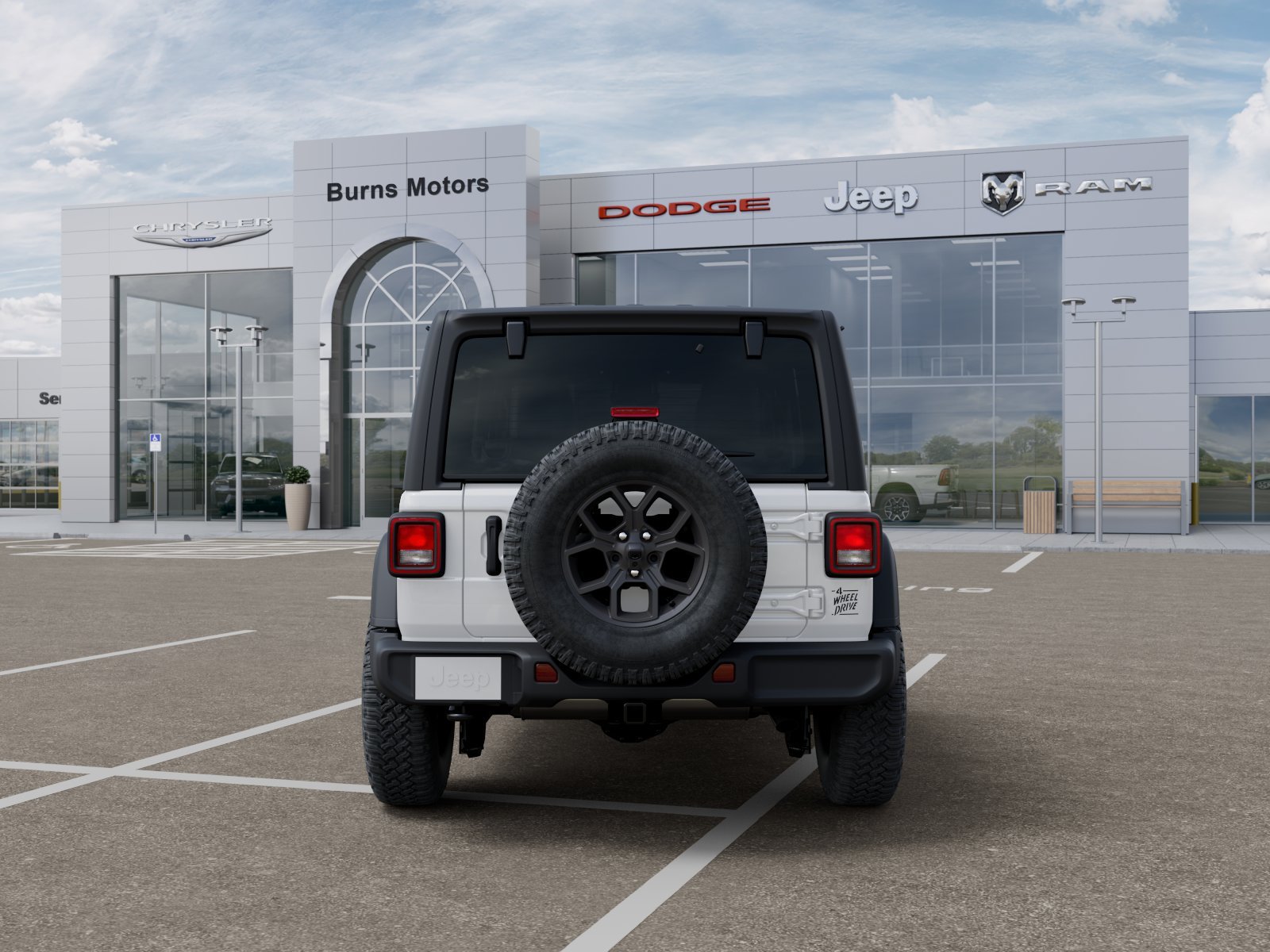 New 2026 Bright White Clearcoat Jeep Willys 4-Door image 7