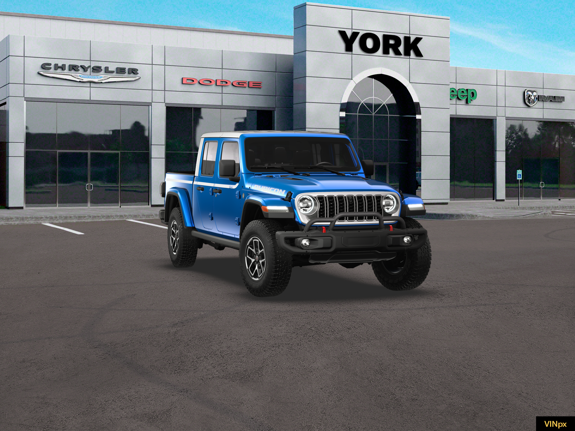 New 2026 Hydro Blue Pearl-Coat Exterior Paint Jeep Rubicon image 28