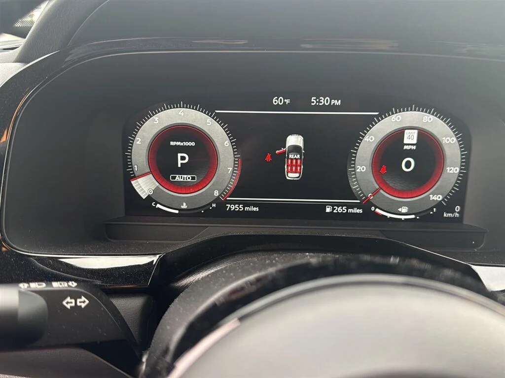Used 2025 Solid Gray/Super Black Nissan Platinum image 12