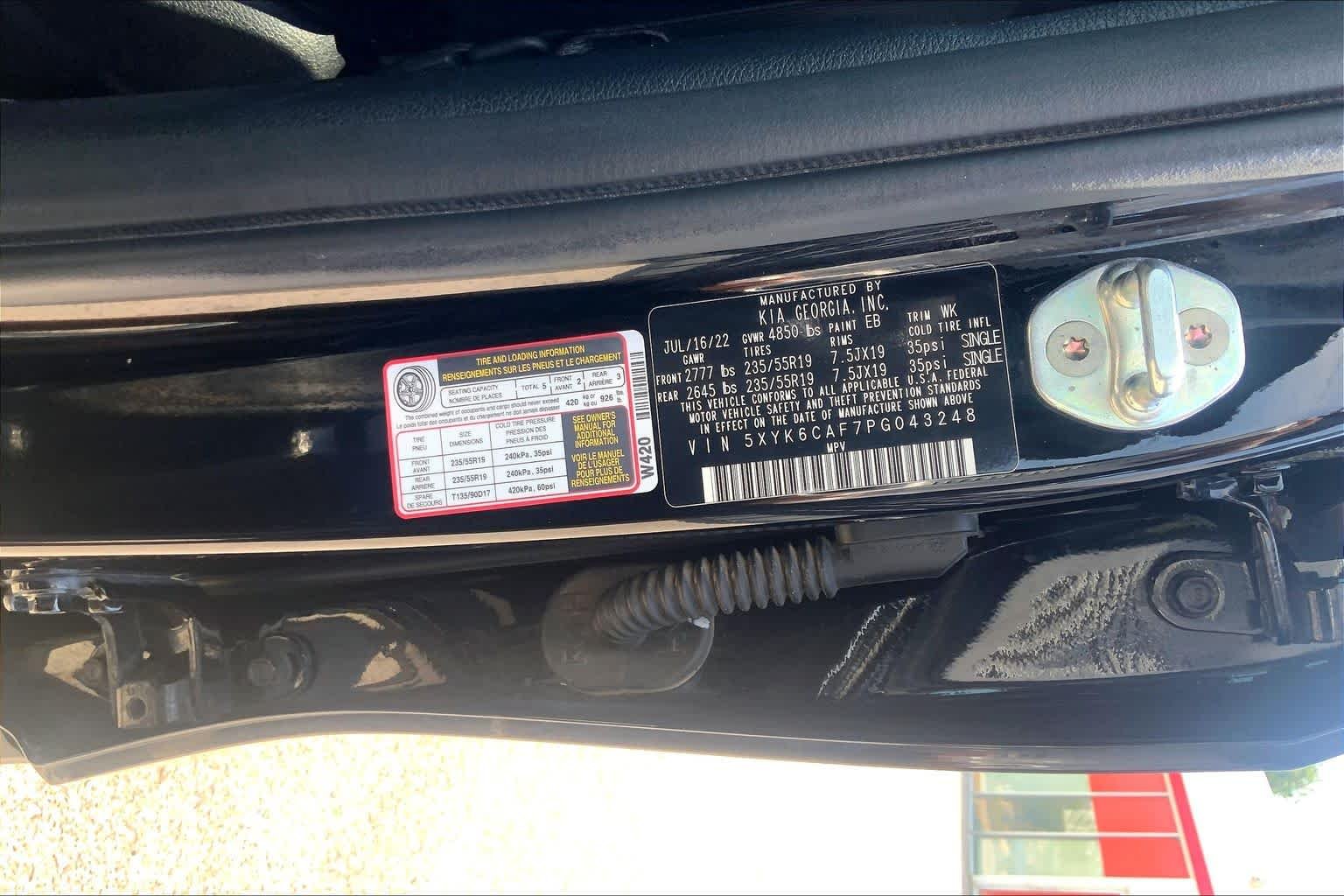 Certified Used 2023 Ebony Black Kia X-Line image 32