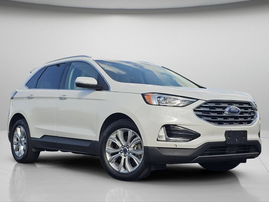 Used 2020 White Metallic Ford Titanium image 2